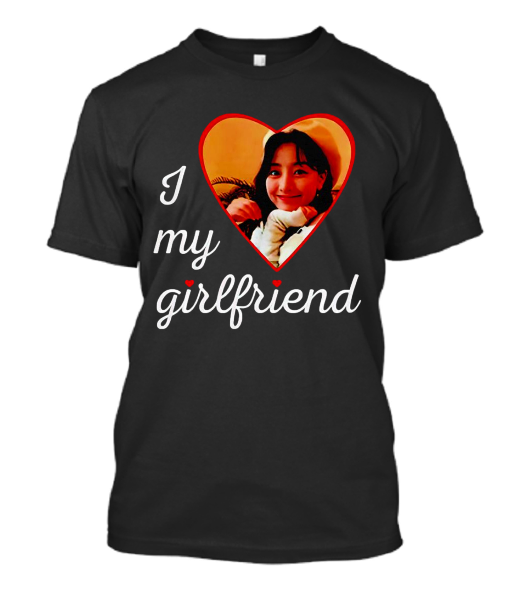I Love My Girlfriend Jihyo Heart Photo T-Shirt