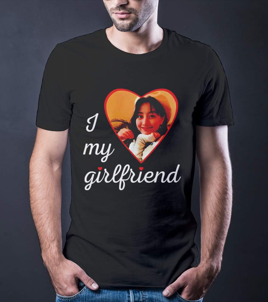 I Love My Girlfriend Jihyo Heart Photo T-Shirt