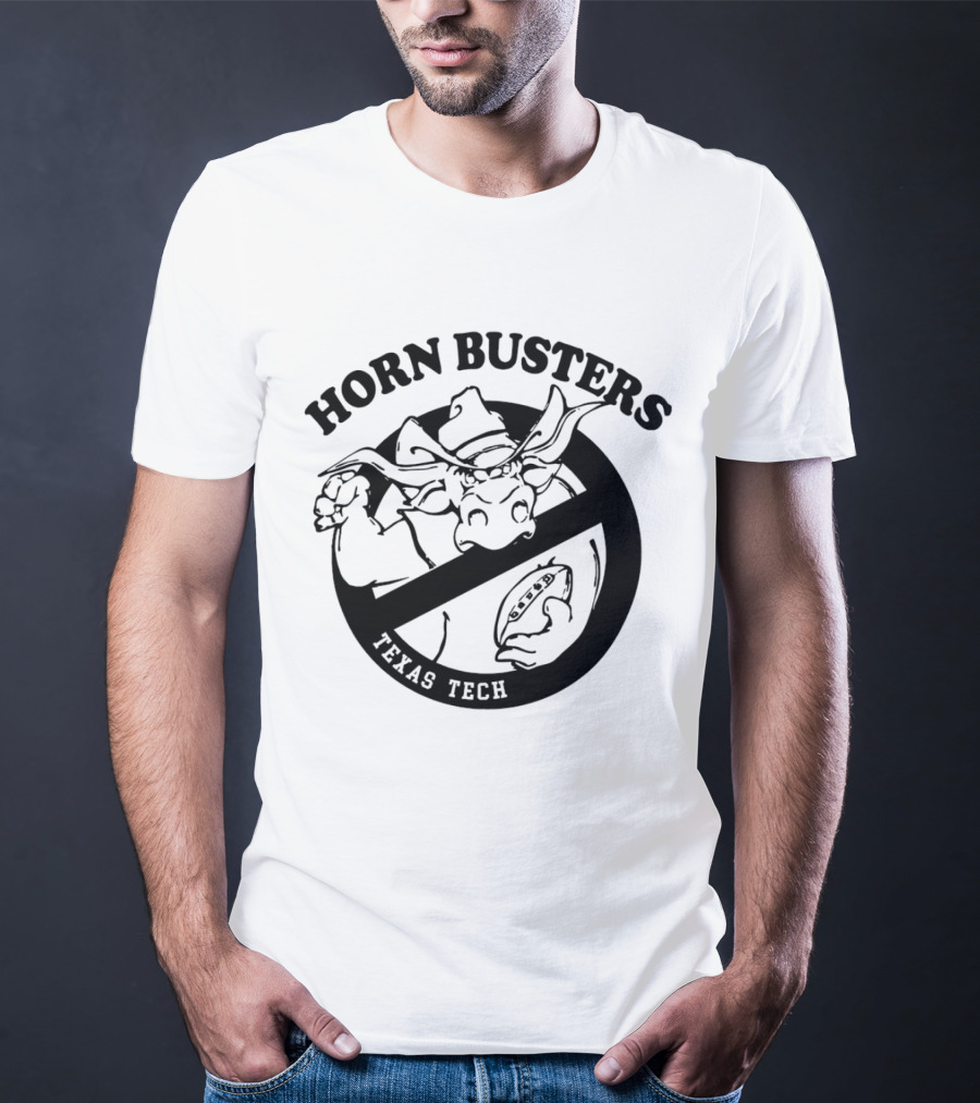 Texas Tech Red Raiders Horn Busters Football Mascot T-Shirt