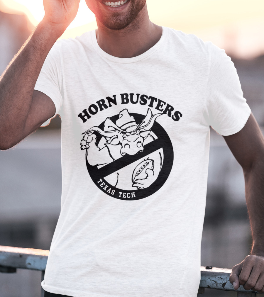 Texas Tech Red Raiders Horn Busters Football Mascot T-Shirt