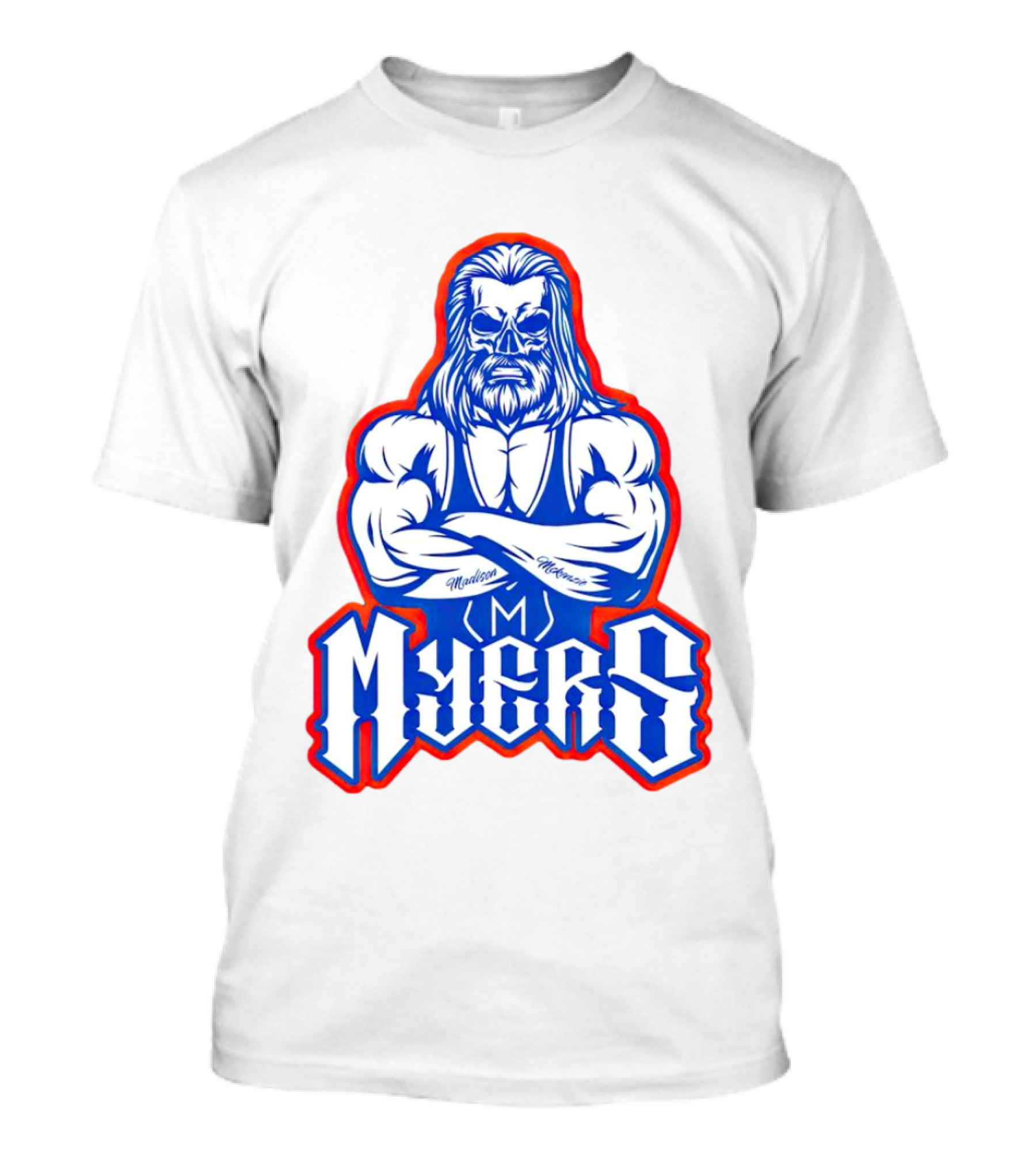 Brian Myers Skull Muscular Icon M Tattoo T-Shirt