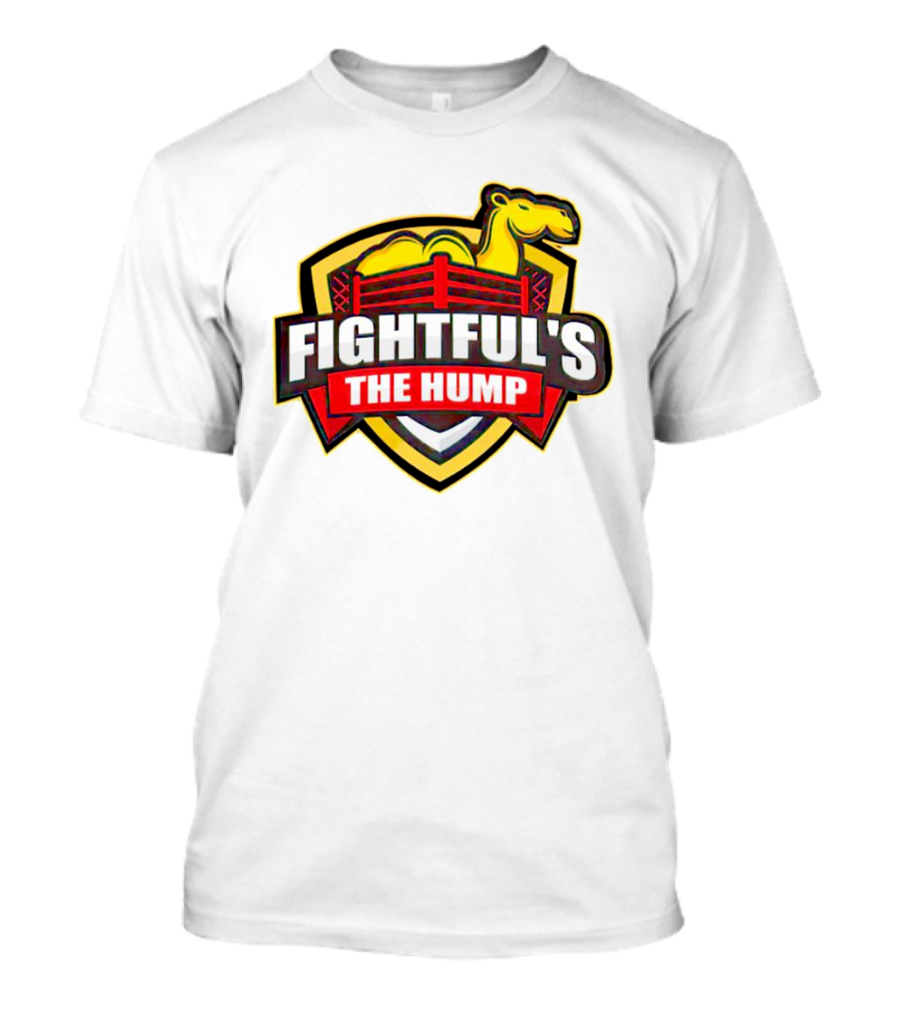 Fightful's The Hump Wrestling Camel Badge T-Shirt