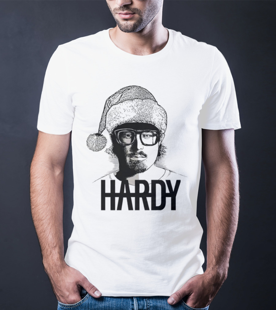 HARDY Santa Hat Christmas T-Shirt