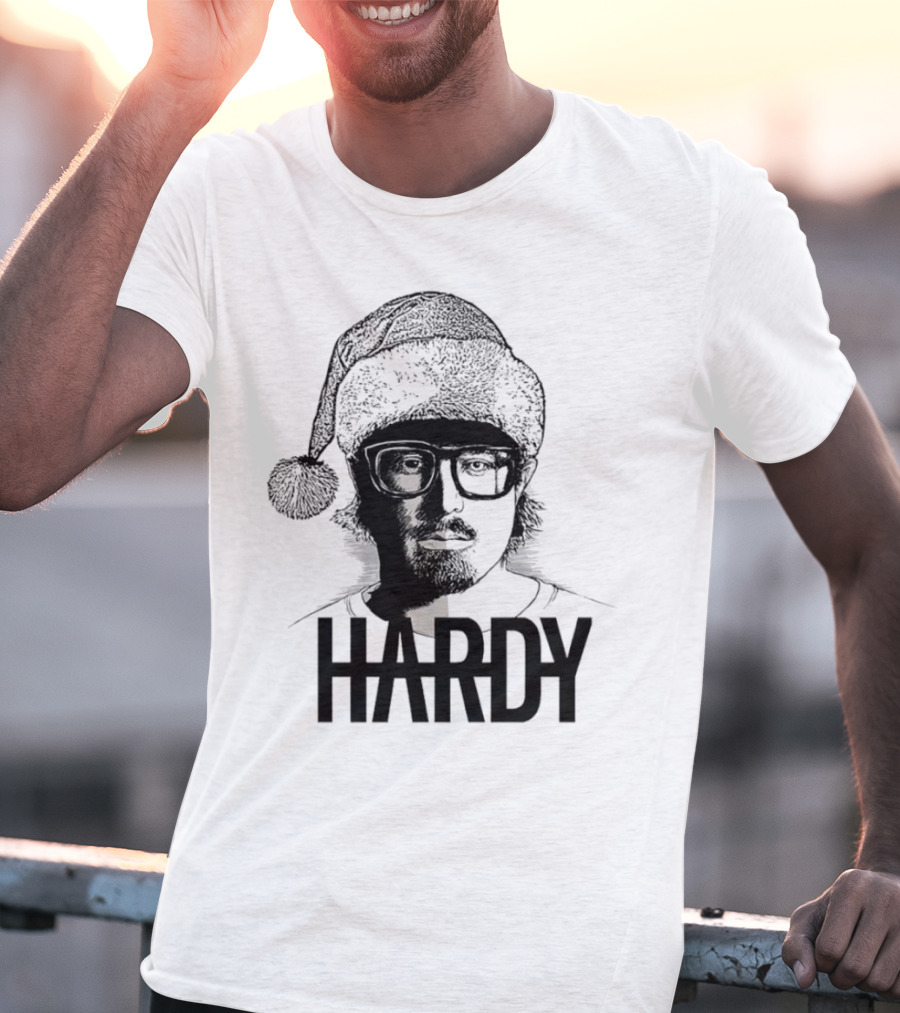 HARDY Santa Hat Christmas T-Shirt