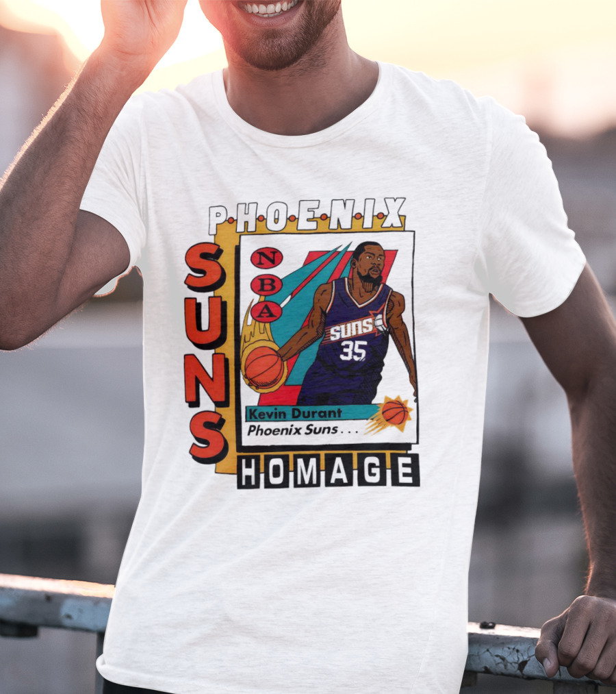 Kevin Durant Phoenix Suns NBA SkyBox Homage T-Shirt