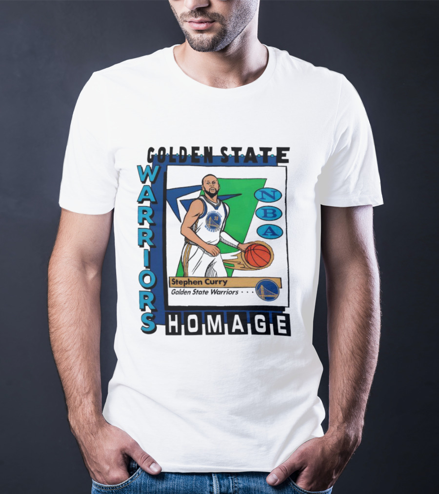 Golden State Warriors Stephen Curry NBA Homage T-Shirt