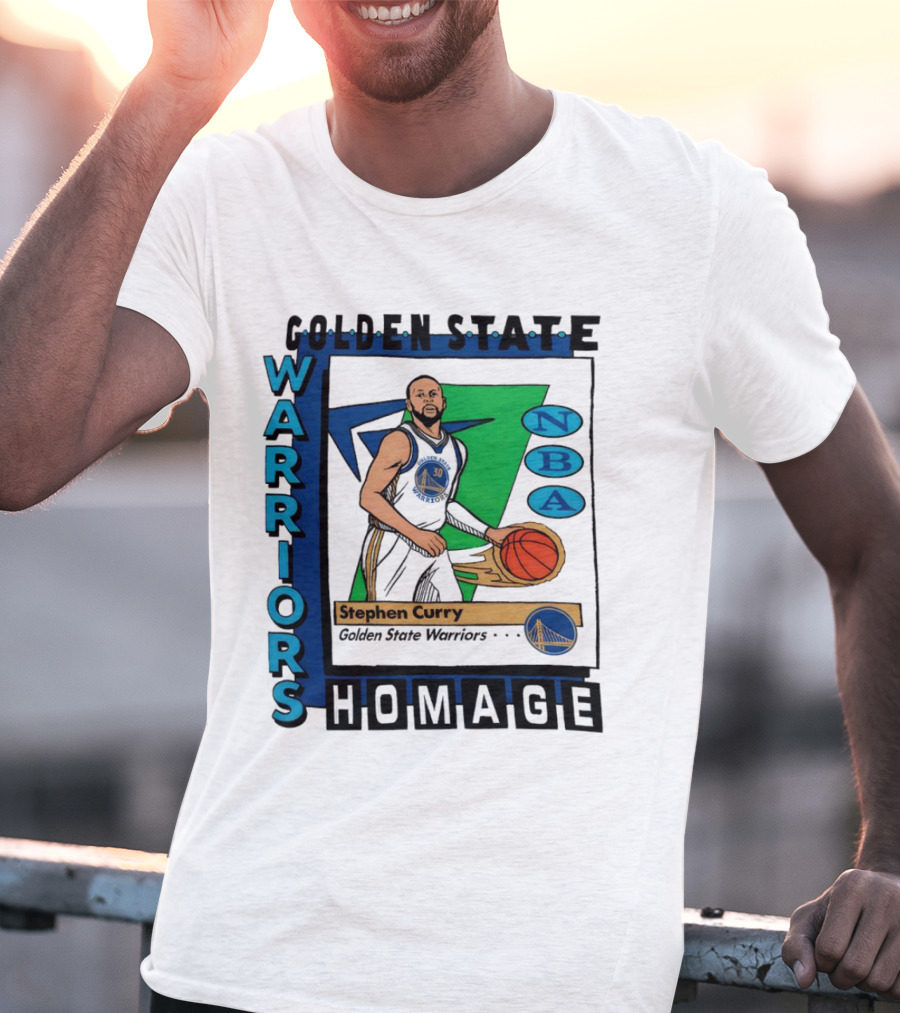 Golden State Warriors Stephen Curry NBA Homage T-Shirt