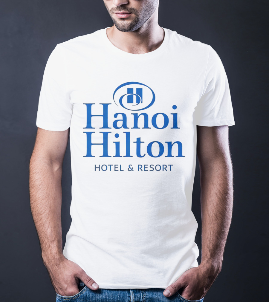 Hanoi Hilton Hotel And Resort Logo Emblem T-Shirt