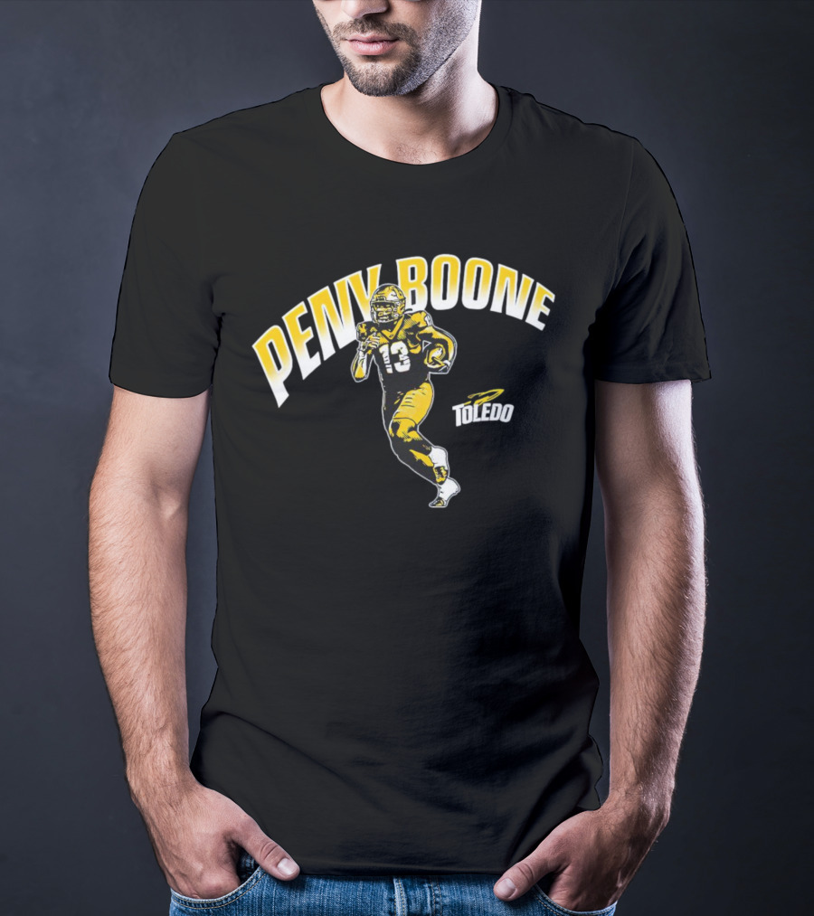 Peny Boone 13 Toledo Rockets Football T-Shirt