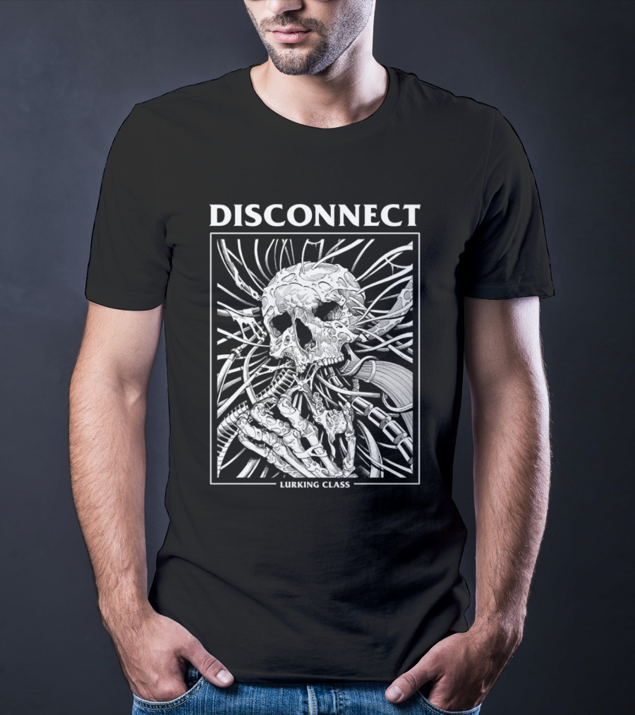 DISCONNECT Skeleton Lurking Class T-Shirt