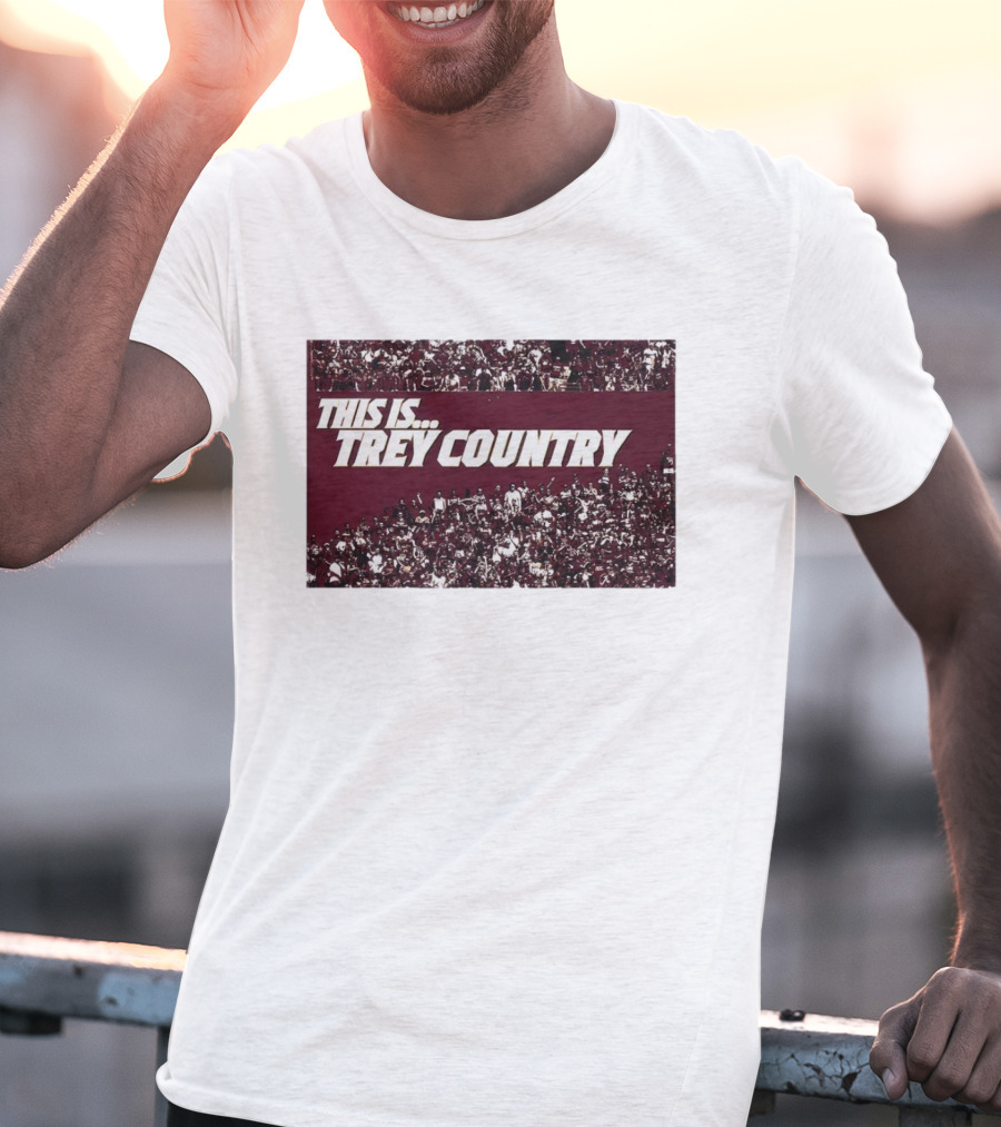 This Is Trey Benson Country Football Fan Crowd Scene T-Shirt