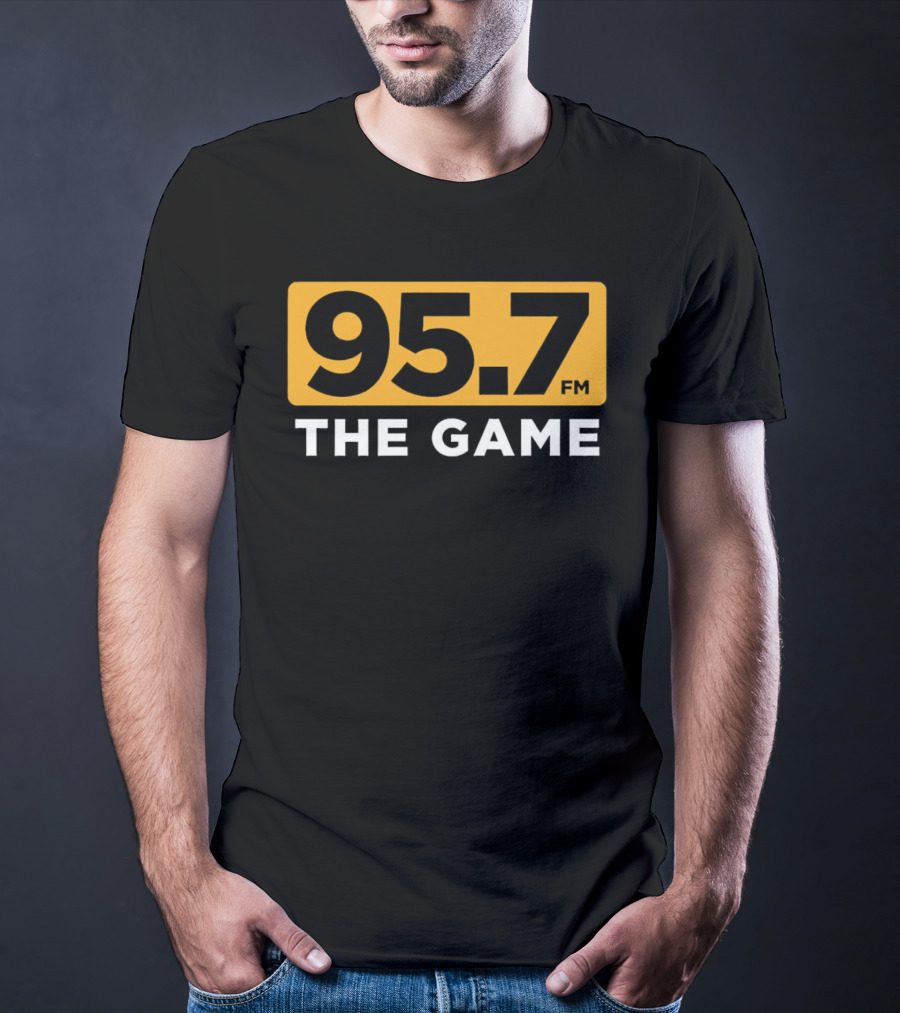 95.7 FM The Game Radio Station T-Shirt