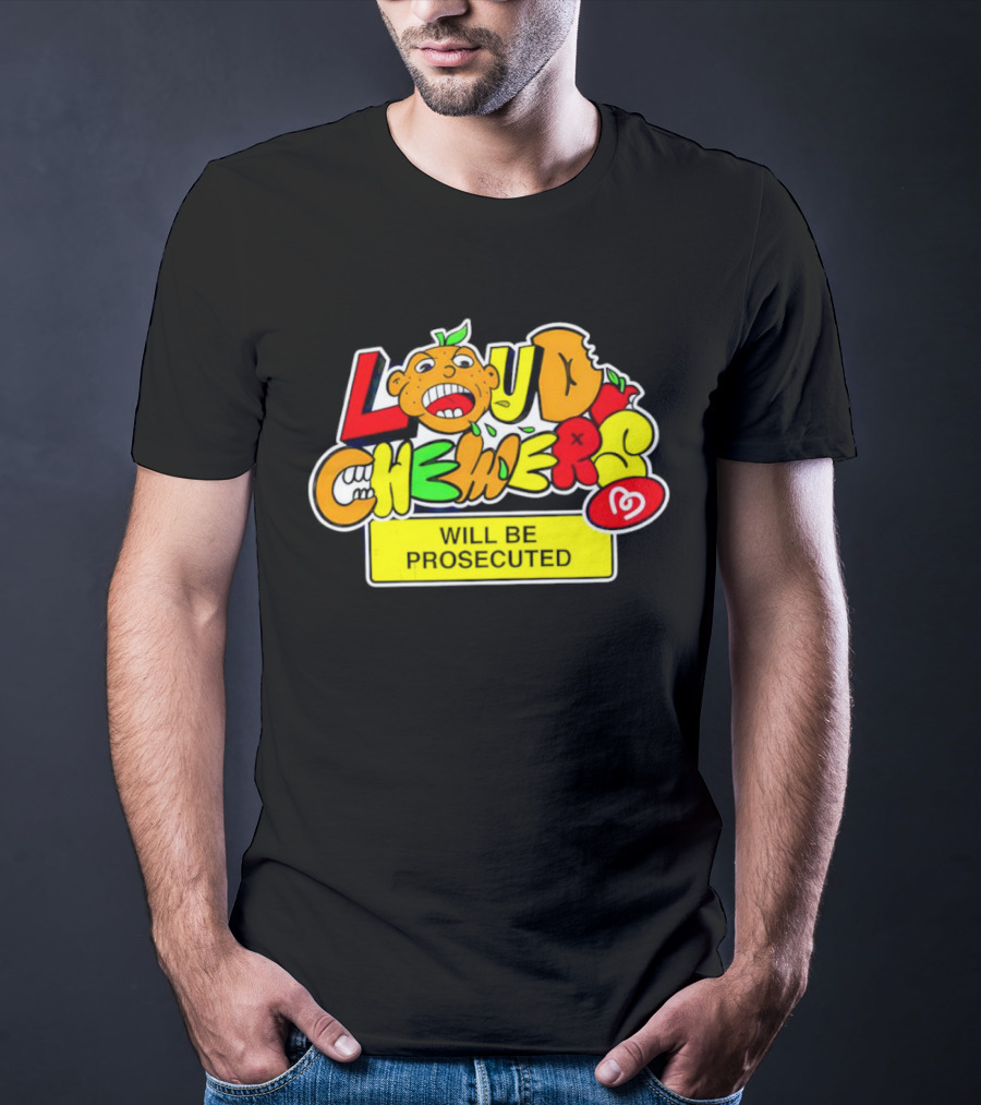 Loud Chewers Will Be Prosecuted Ice Cream Cartoon T-Shirt