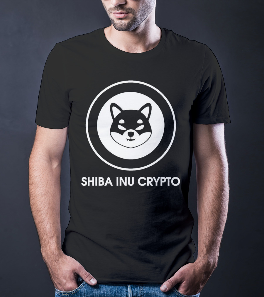 Shiba Inu Crypto Symbol Circle T-Shirt