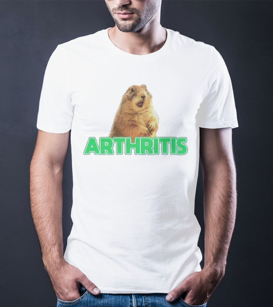 Arthritis Prairie Dog Silly Expression T-Shirt