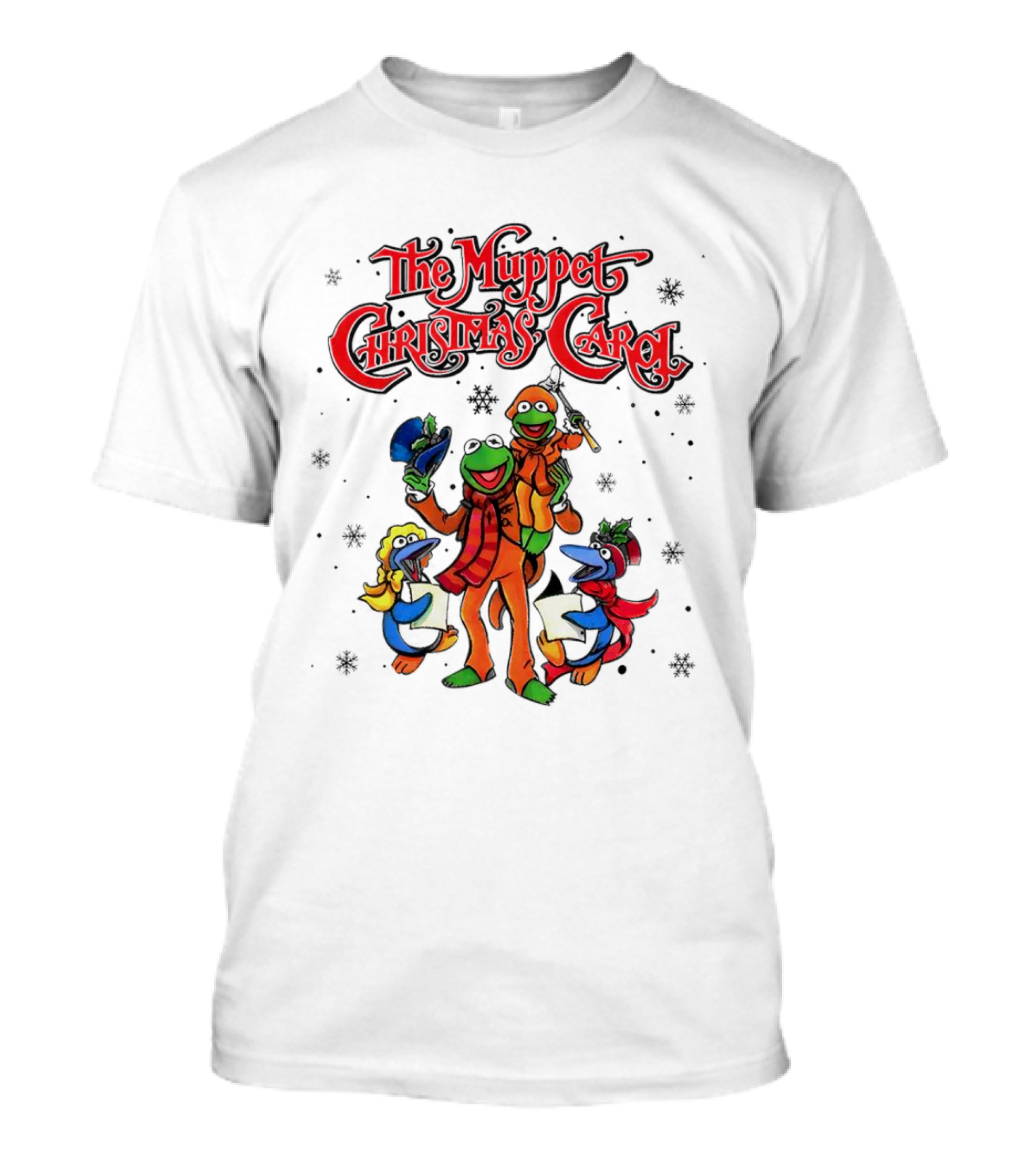 The Muppet Christmas Carol Kermit And Friends Festive T-Shirt