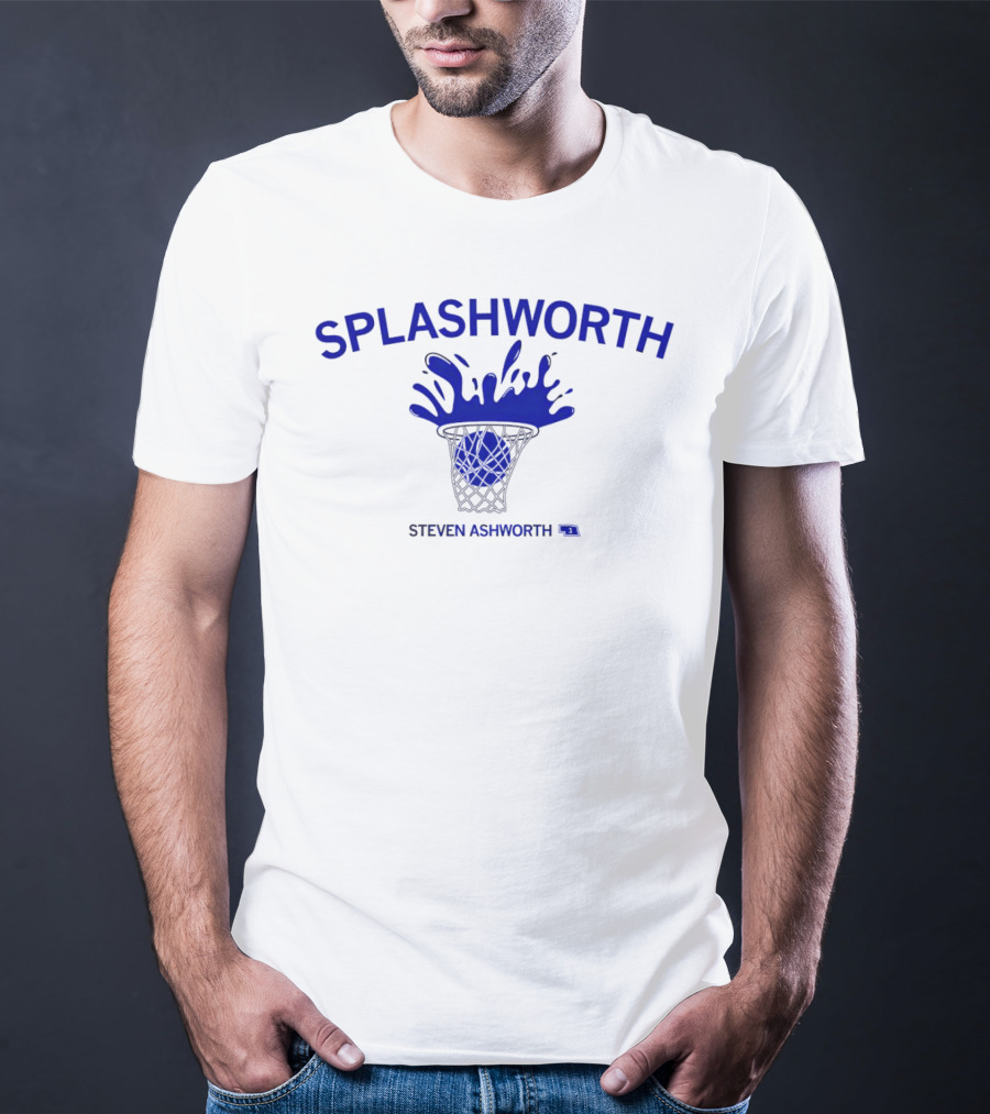 Splashworth Basketball Steven Ashworth Splash Dunk T-Shirt