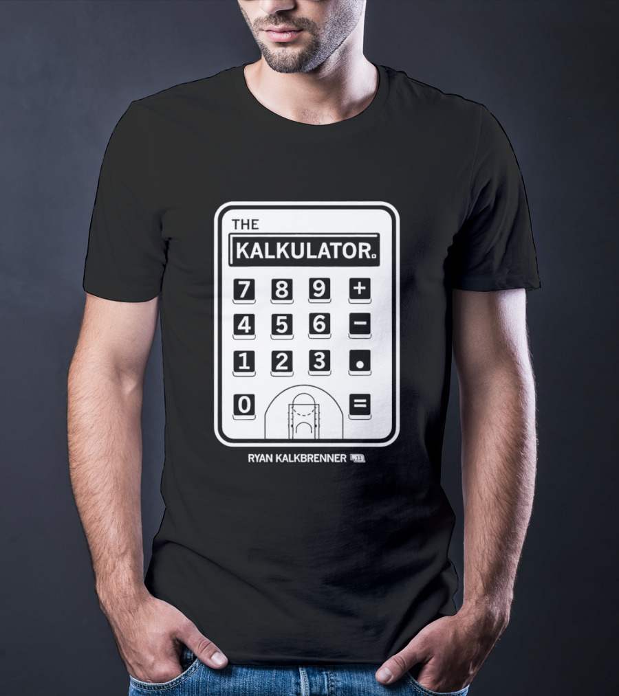 Ryan Kalkbrenner The Kalkulator Basketball Court Number 11 T-Shirt