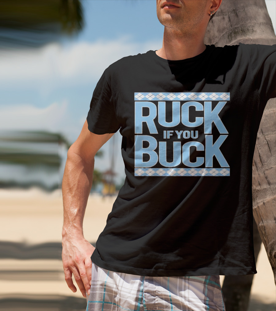 North Carolina Tar Heels Kaimon Rucker Ruck If You Buck Argyle T-Shirt