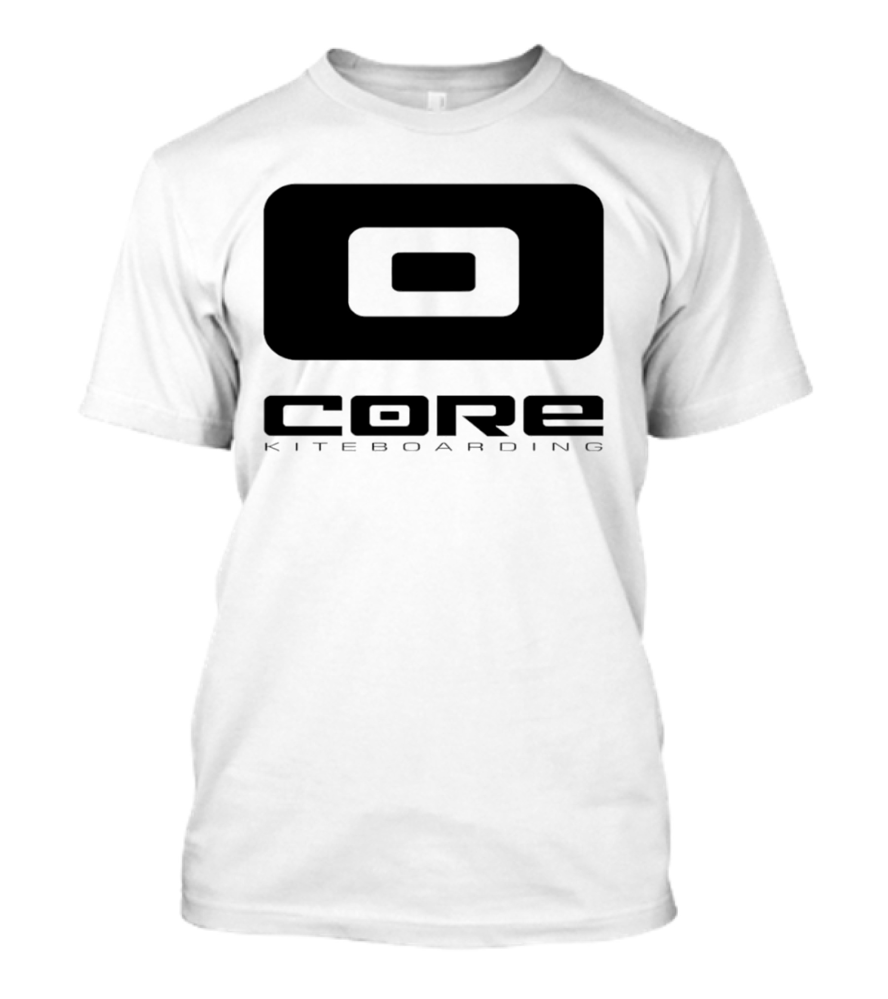 Core Kiteboarding Logo Icon With Bold Black Typography T-Shirt