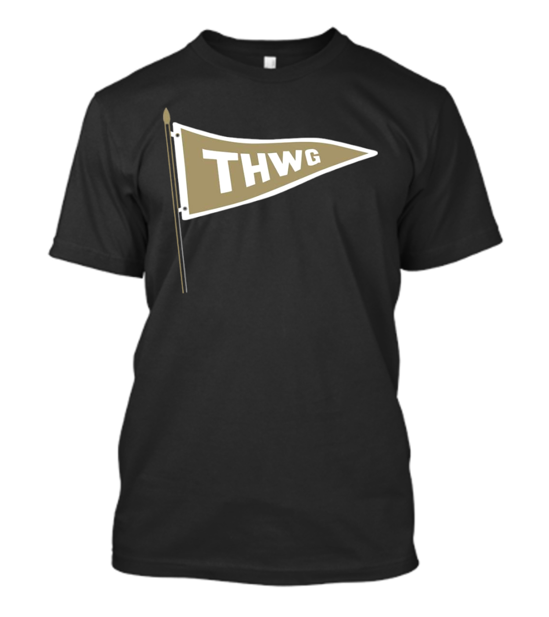 Georgia Tech THWG Gold Pennant Flag T-Shirt