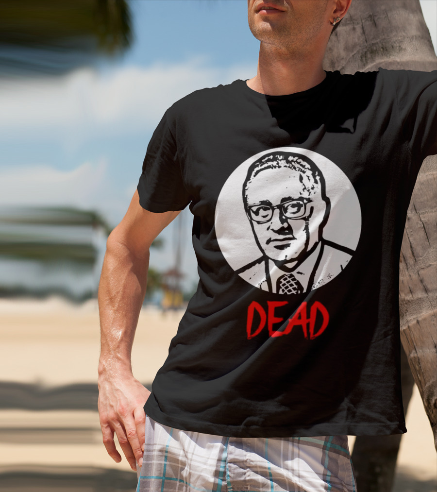 Henry Kissinger Dead Black And White T-Shirt