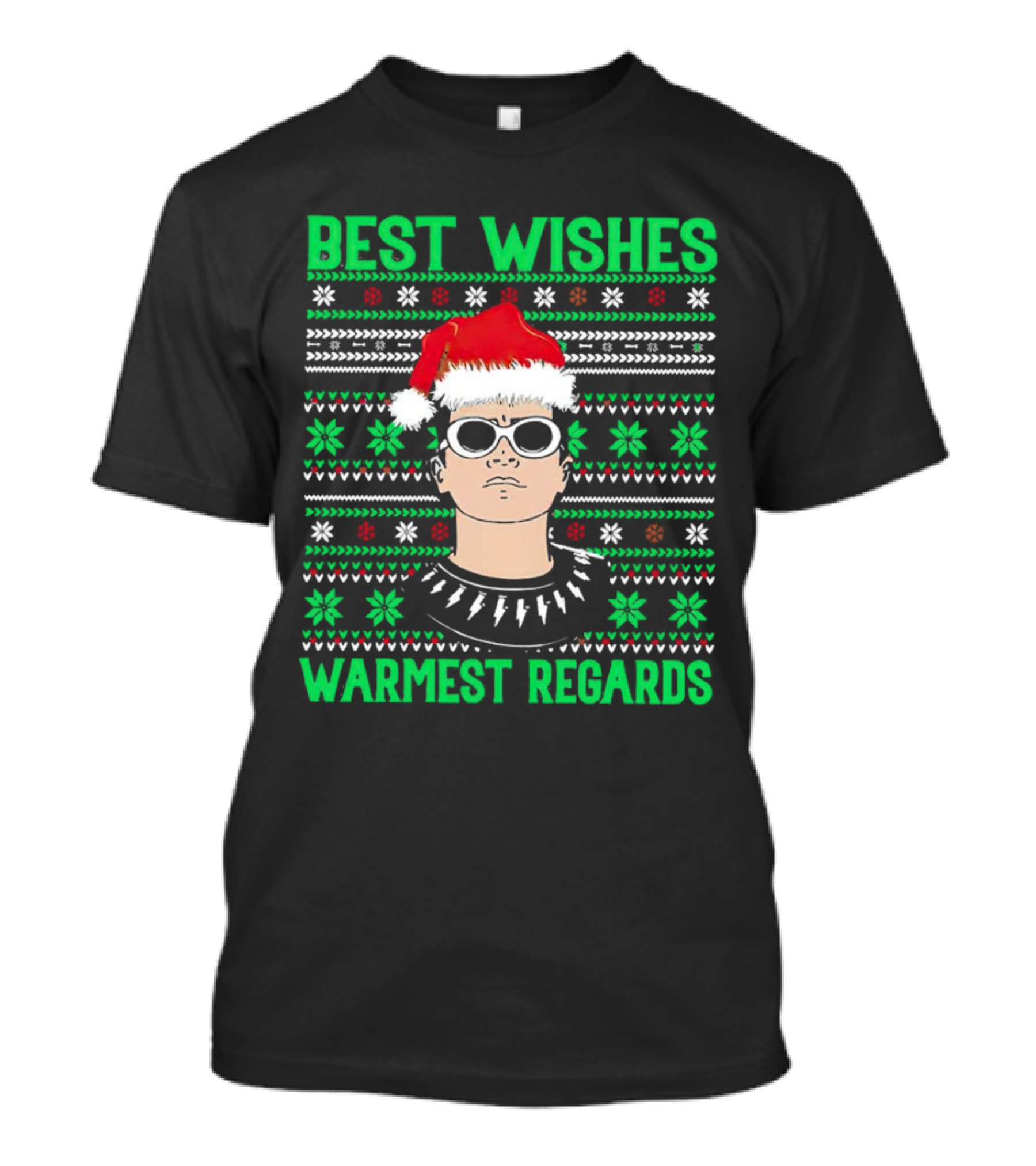 Best Wishes Warmest Regards David Rose Christmas T-Shirt