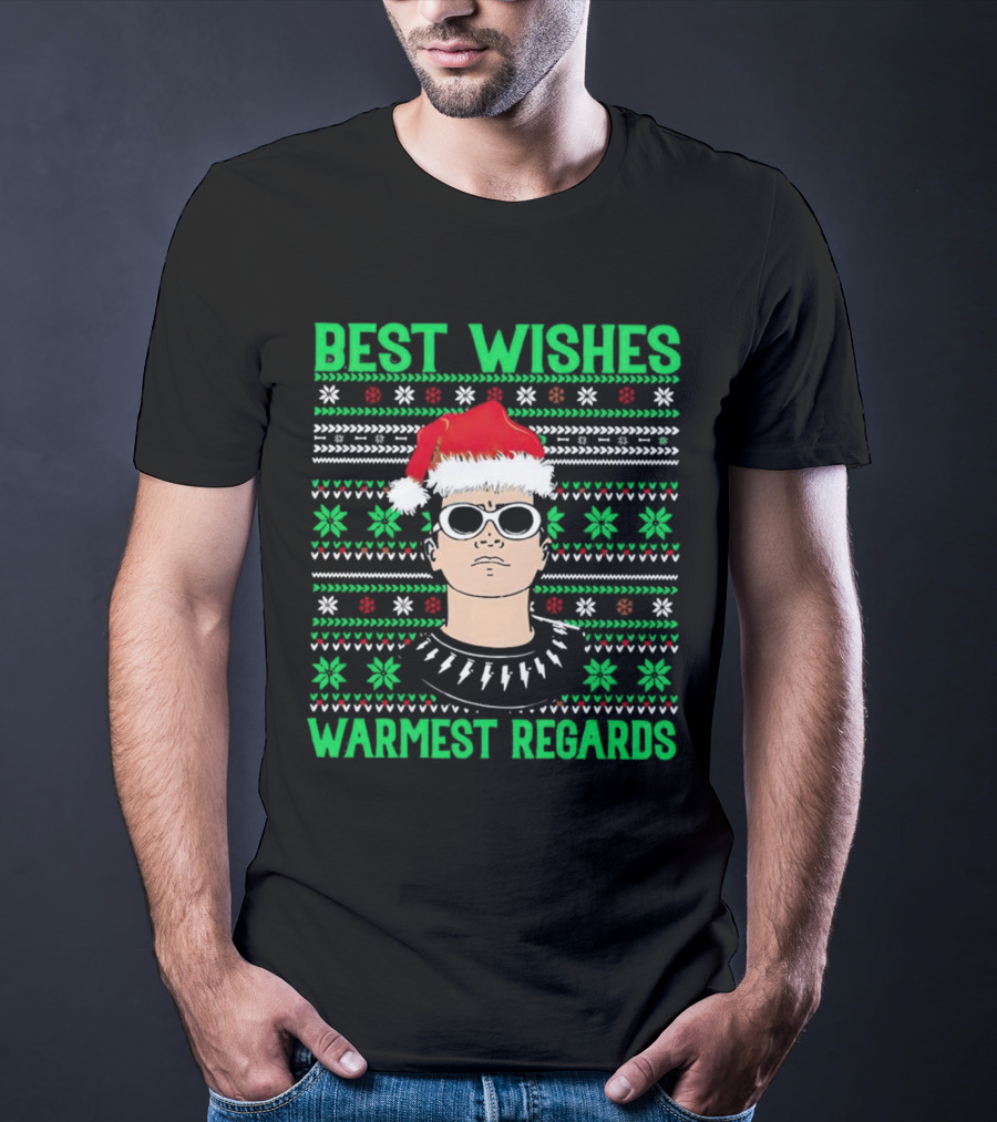 Best Wishes Warmest Regards David Rose Christmas T-Shirt