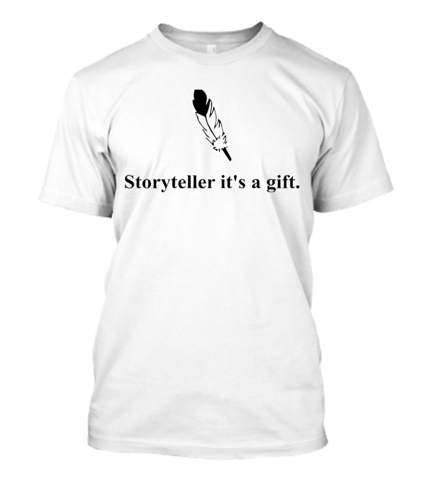 Storyteller It's A Gift Feather T-Shirt
