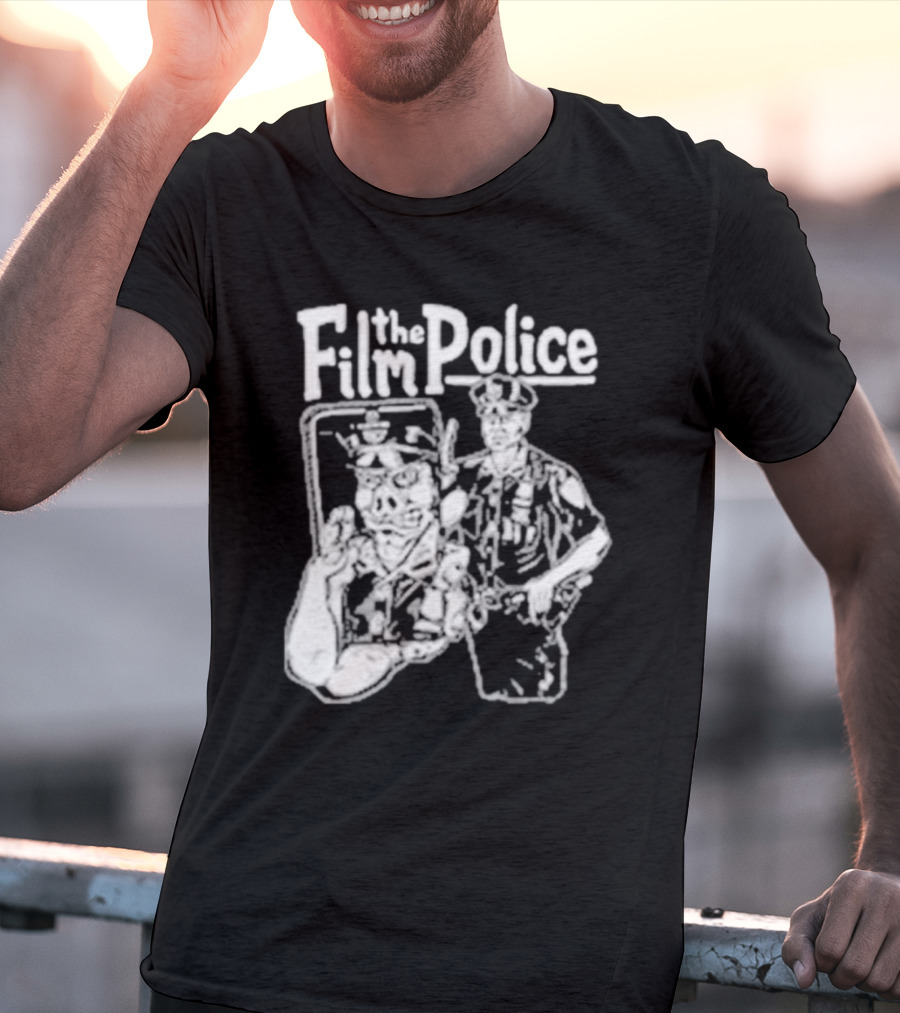 Punkwithacamera Film The Police Olafh Ace Officer Sketch T-Shirt