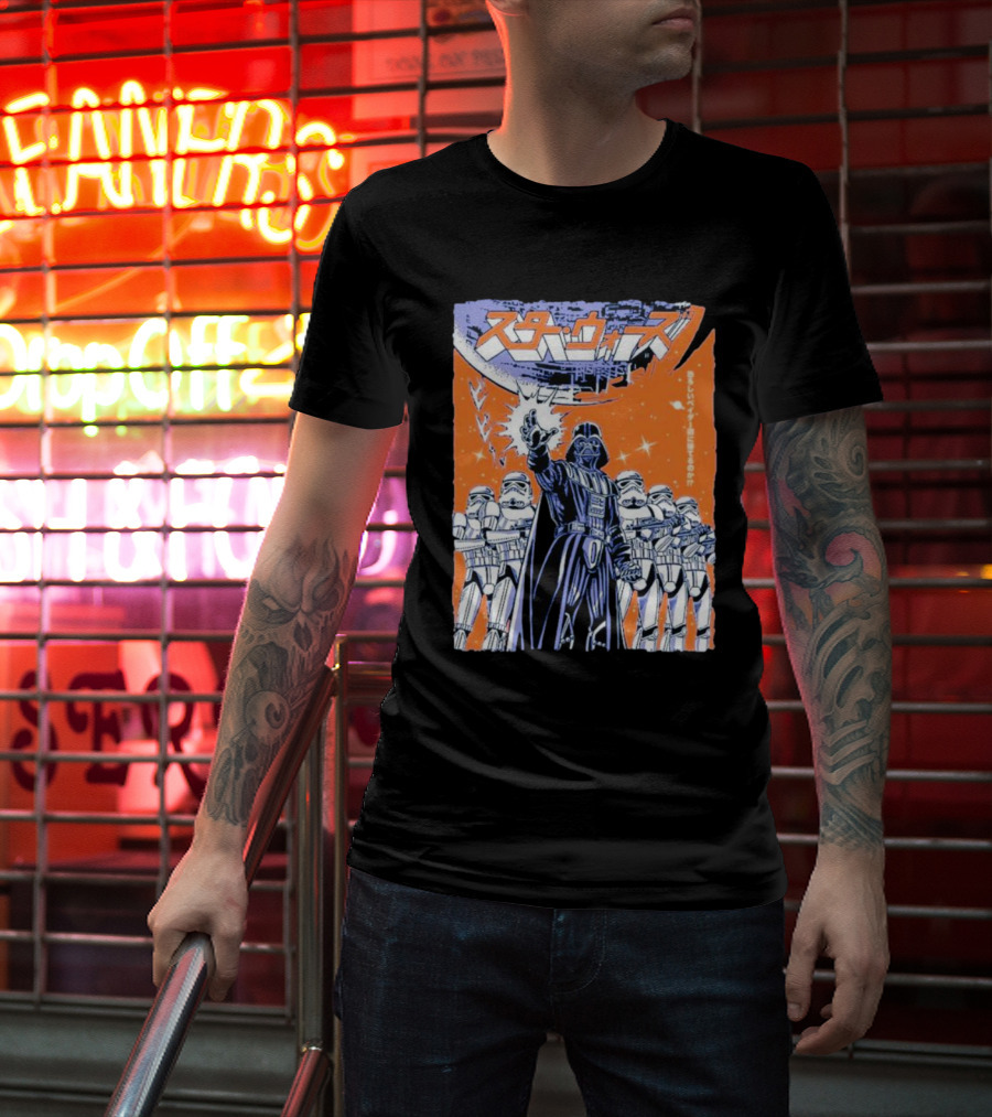Vader Star Wars Japanese Stormtrooper Ensemble T-Shirt