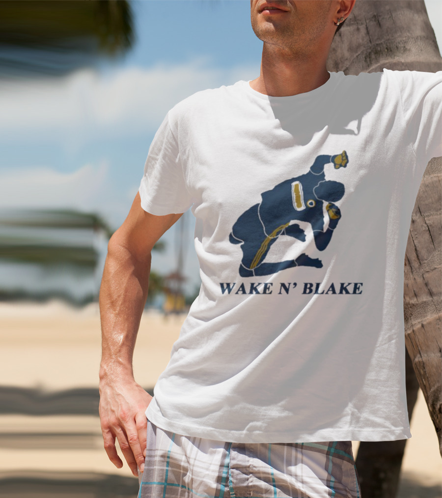 WAKE N' BLAKE Sports Jogging Exercise T-Shirt