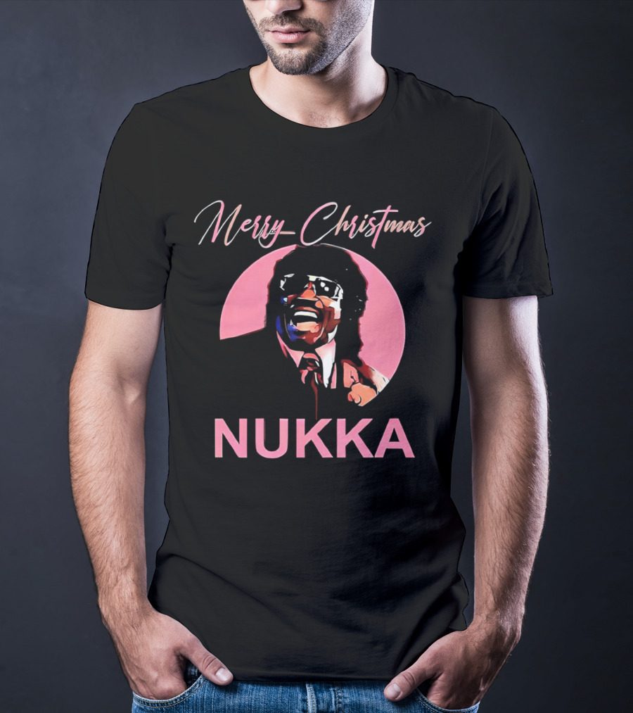 Merry Christmas Nukka Retro Holiday T-Shirt