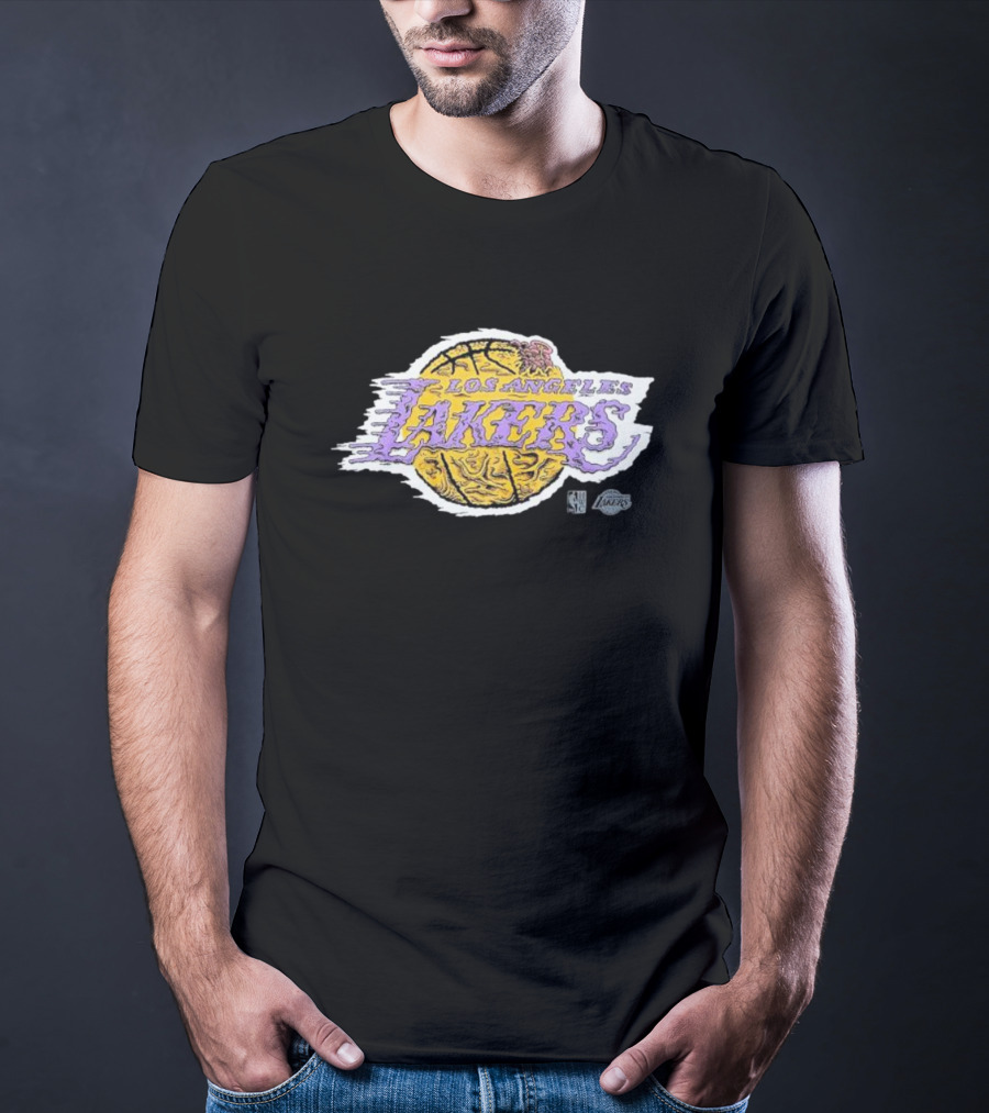 Los Angeles Lakers NBA Basketball Logo Deconstructed T-Shirt