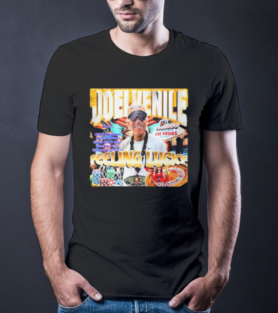 JOELVENILE FEELING LUCKY LAS VEGAS CASINO ROULETTE T-Shirt