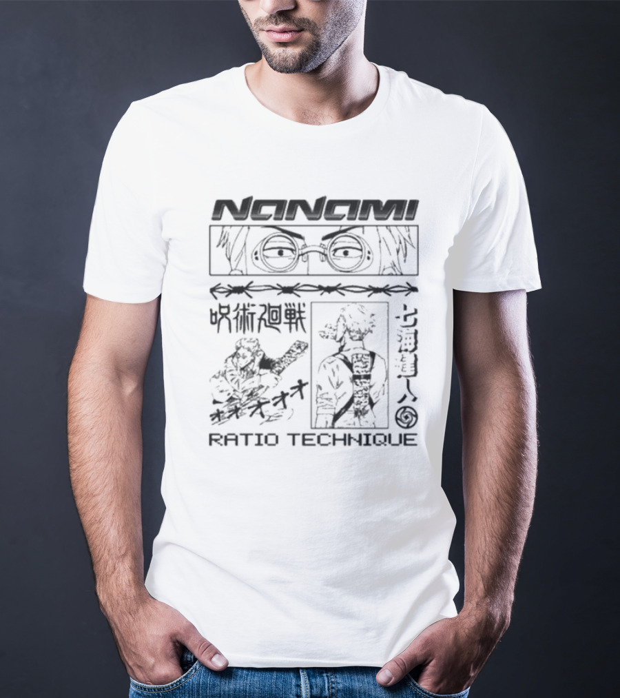 Nanami Jujutsu Kaisen Ratio Technique Manga T-Shirt