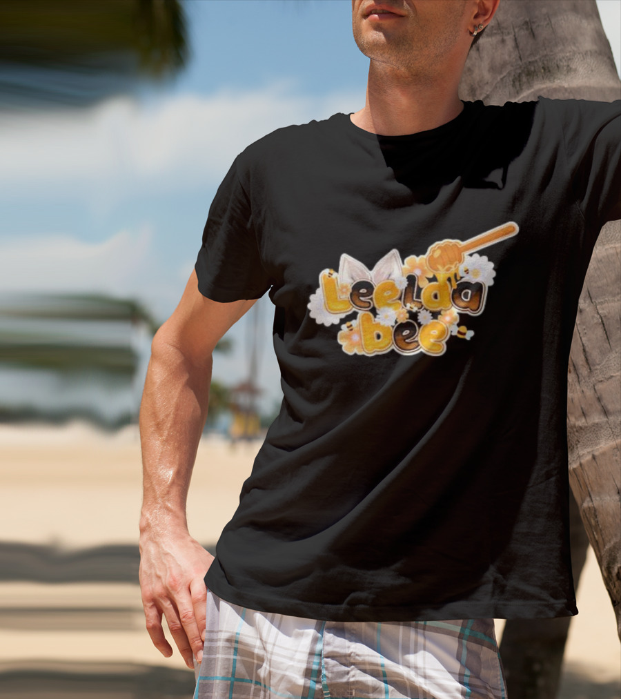 Leelaabee Honey Drizzle With Ears And Flowers T-Shirt