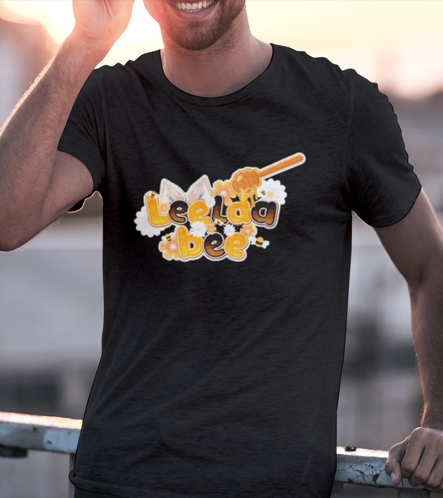 Leelaabee Honey Drizzle With Ears And Flowers T-Shirt