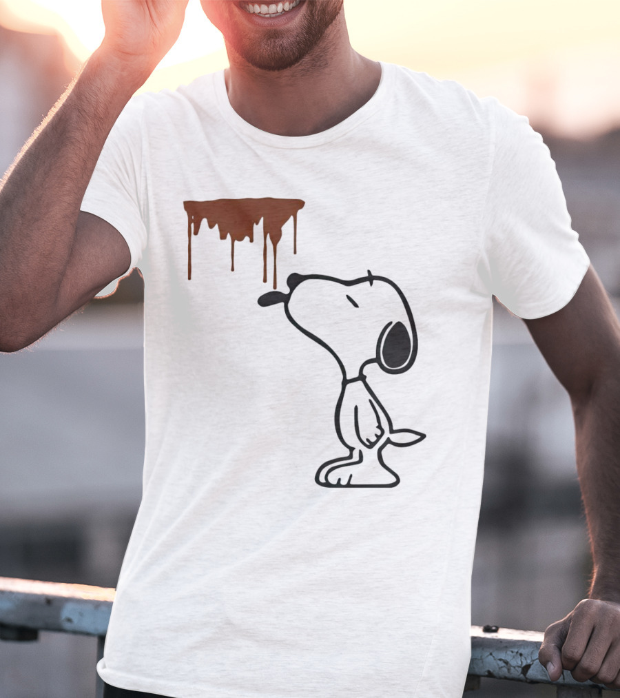 Snoopy Enjoys Dripping Coffee T-Shirt