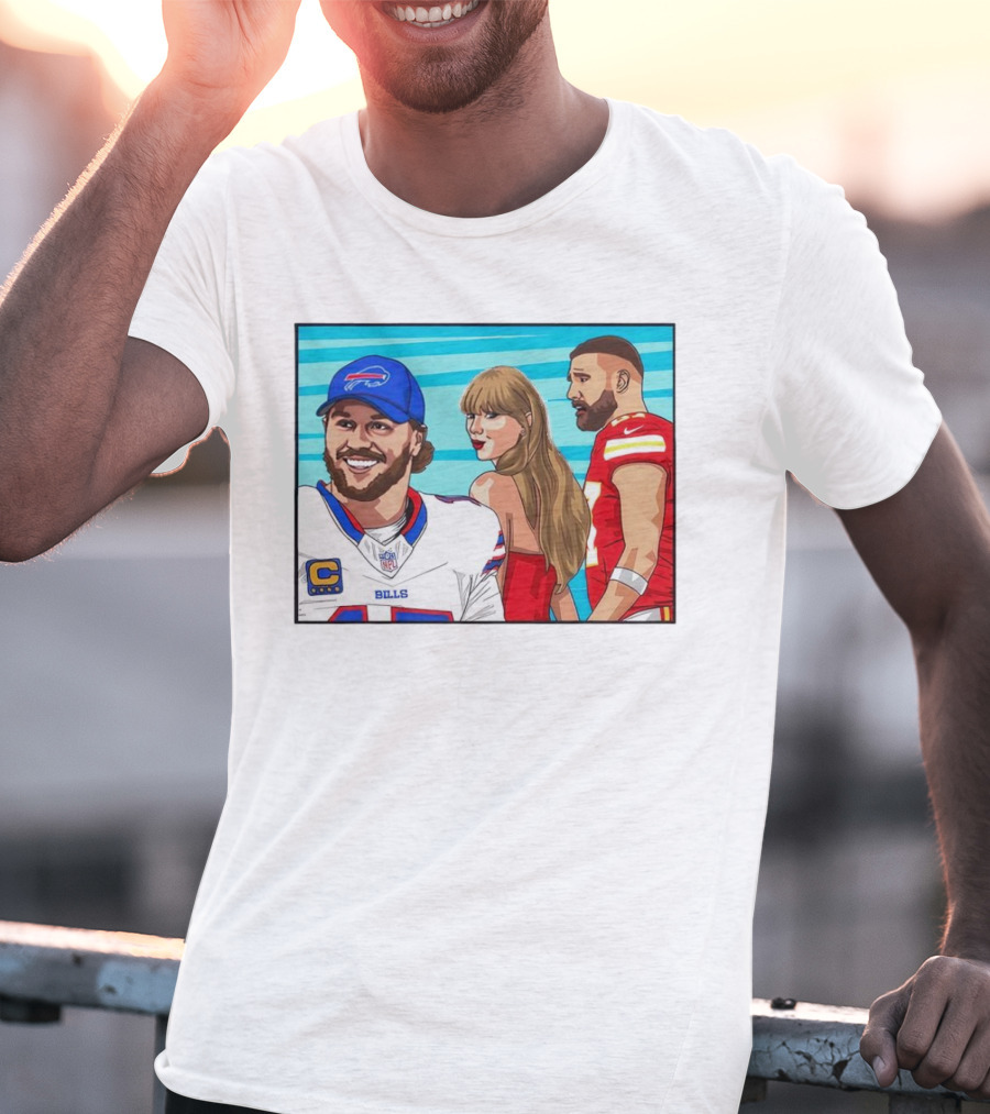 Buffalo Bills Vs. Kansas City Chiefs Distracted Girlfriend Meme T-Shirt