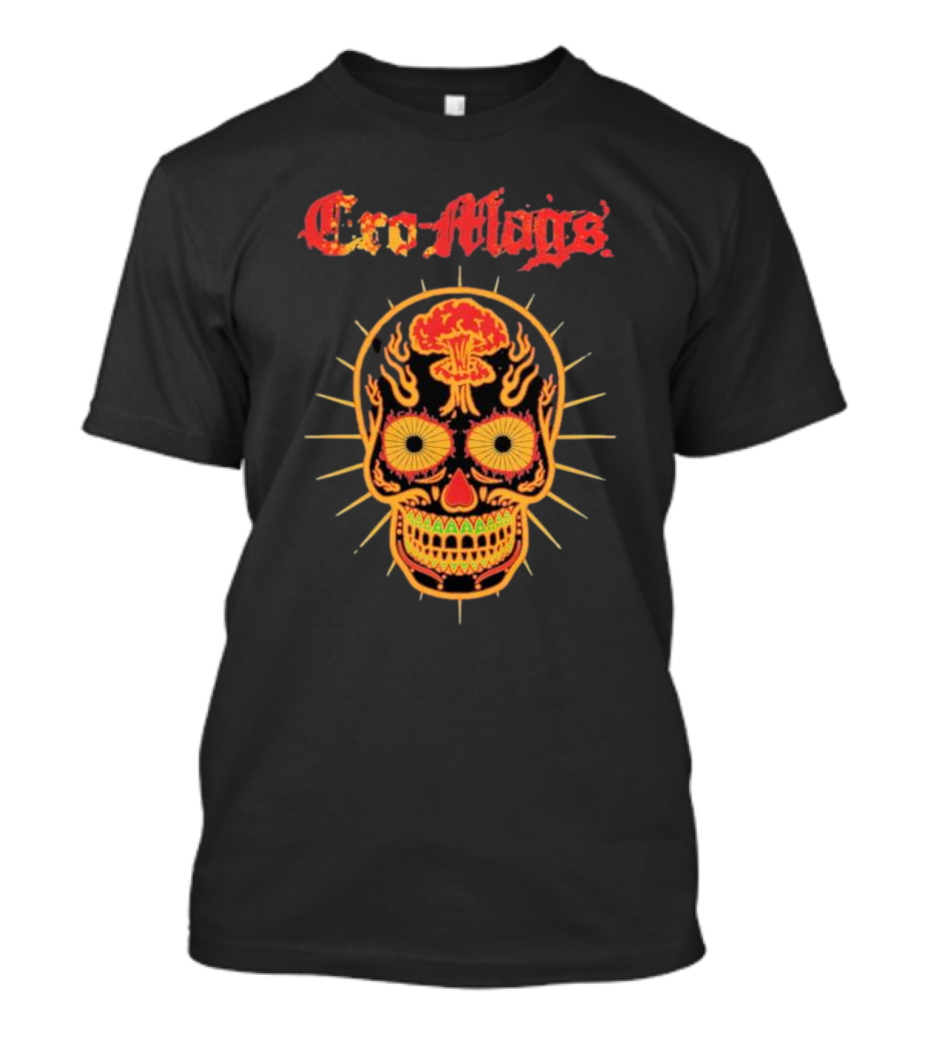 Cro-Mags Age Of The Dead Skull With Nuclear Explosion T-Shirt