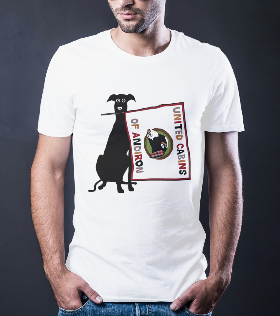 United Cabins Of Andiron Dog Flag T-Shirt