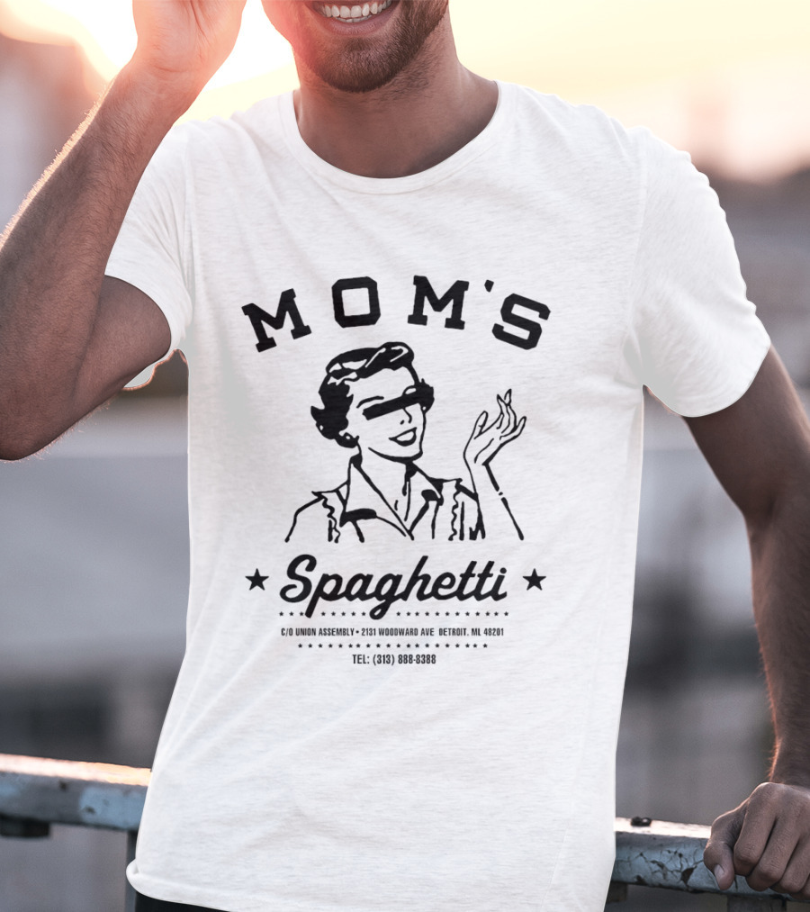 Eminem Mom's Spaghetti C/O Union Assembly Detroit 2131 Woodward Ave 48201 T-Shirt