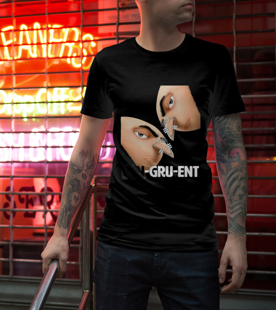 Felonious Gru CON-GRU-ENT Reflection Geometric Parallels T-Shirt