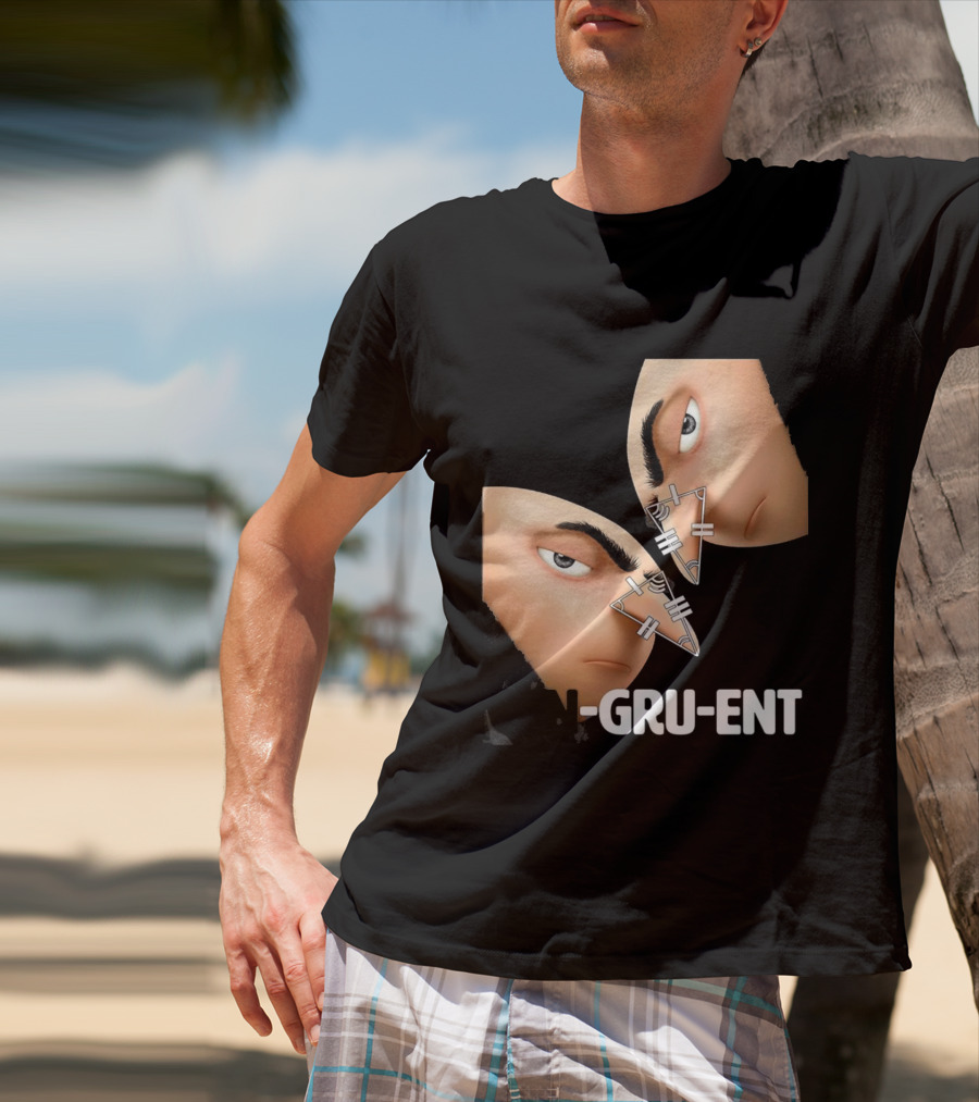 Felonious Gru CON-GRU-ENT Reflection Geometric Parallels T-Shirt