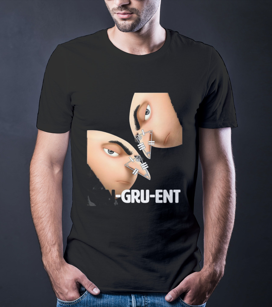 Felonious Gru CON-GRU-ENT Reflection Geometric Parallels T-Shirt
