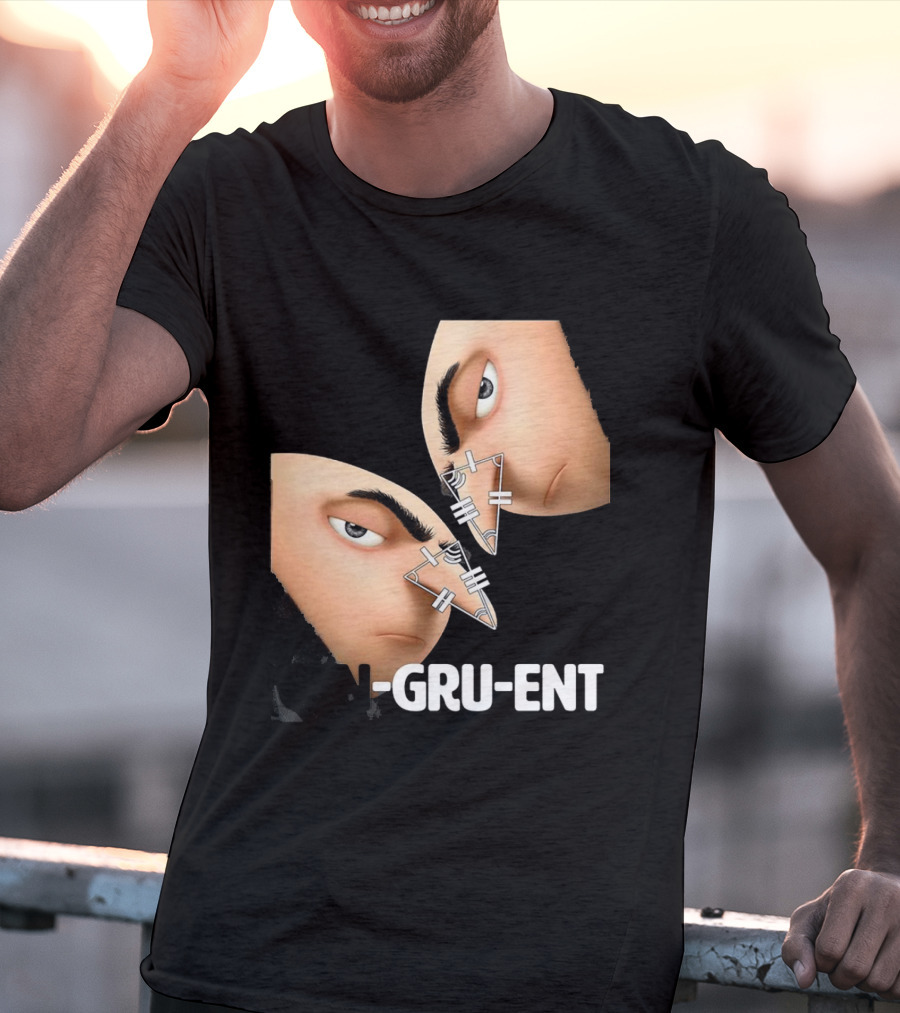 Felonious Gru CON-GRU-ENT Reflection Geometric Parallels T-Shirt