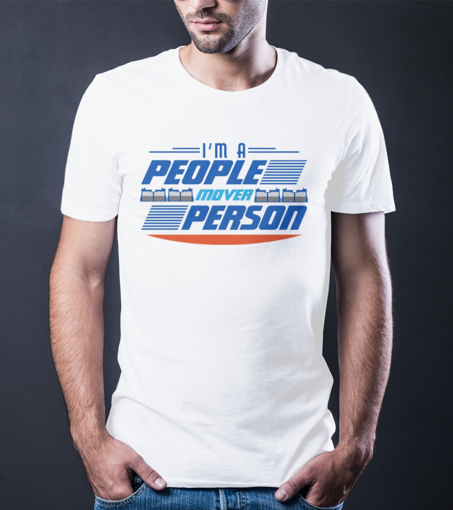 I'm A People Mover Person Retro Transit Inspired T-Shirt