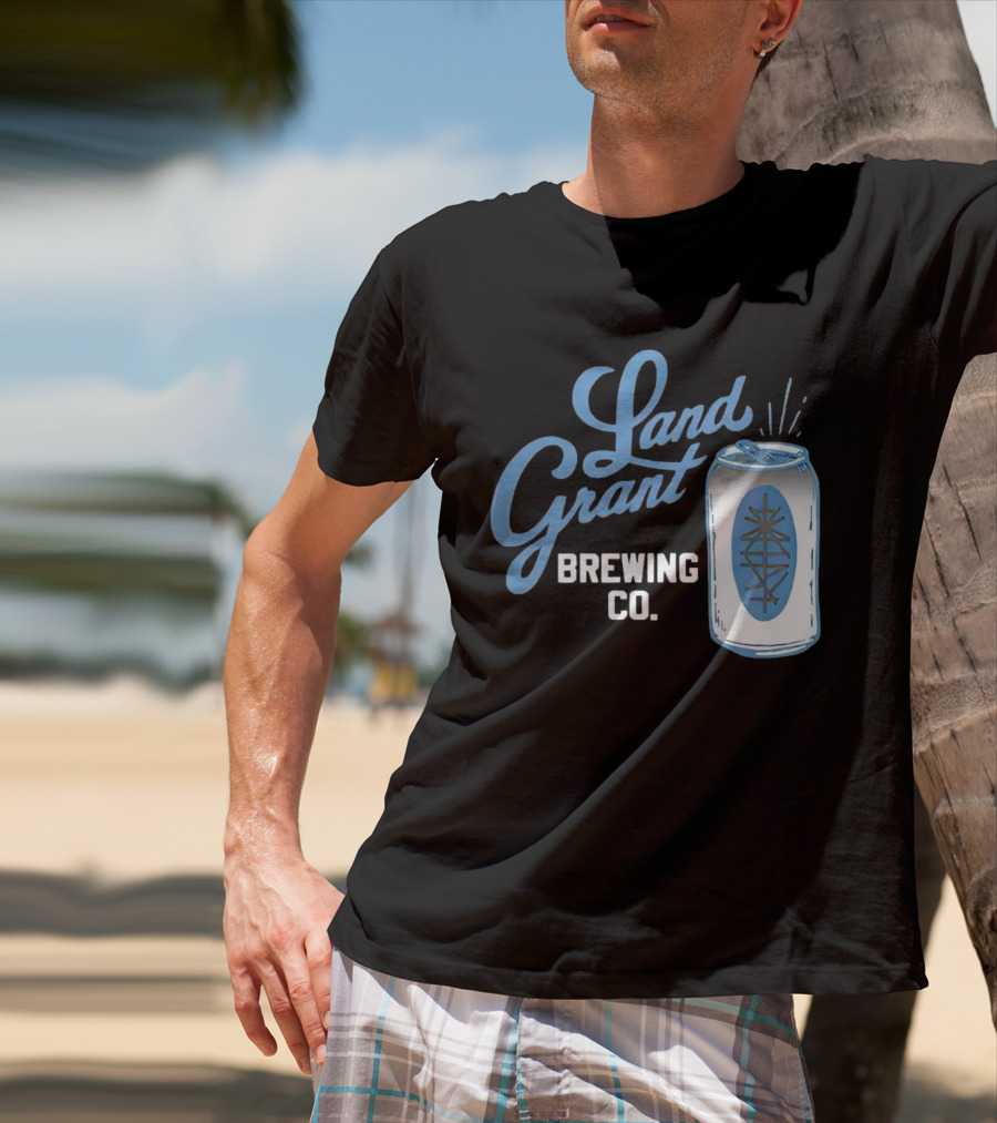 Land Grant Brewing Co Vintage Can T-Shirt