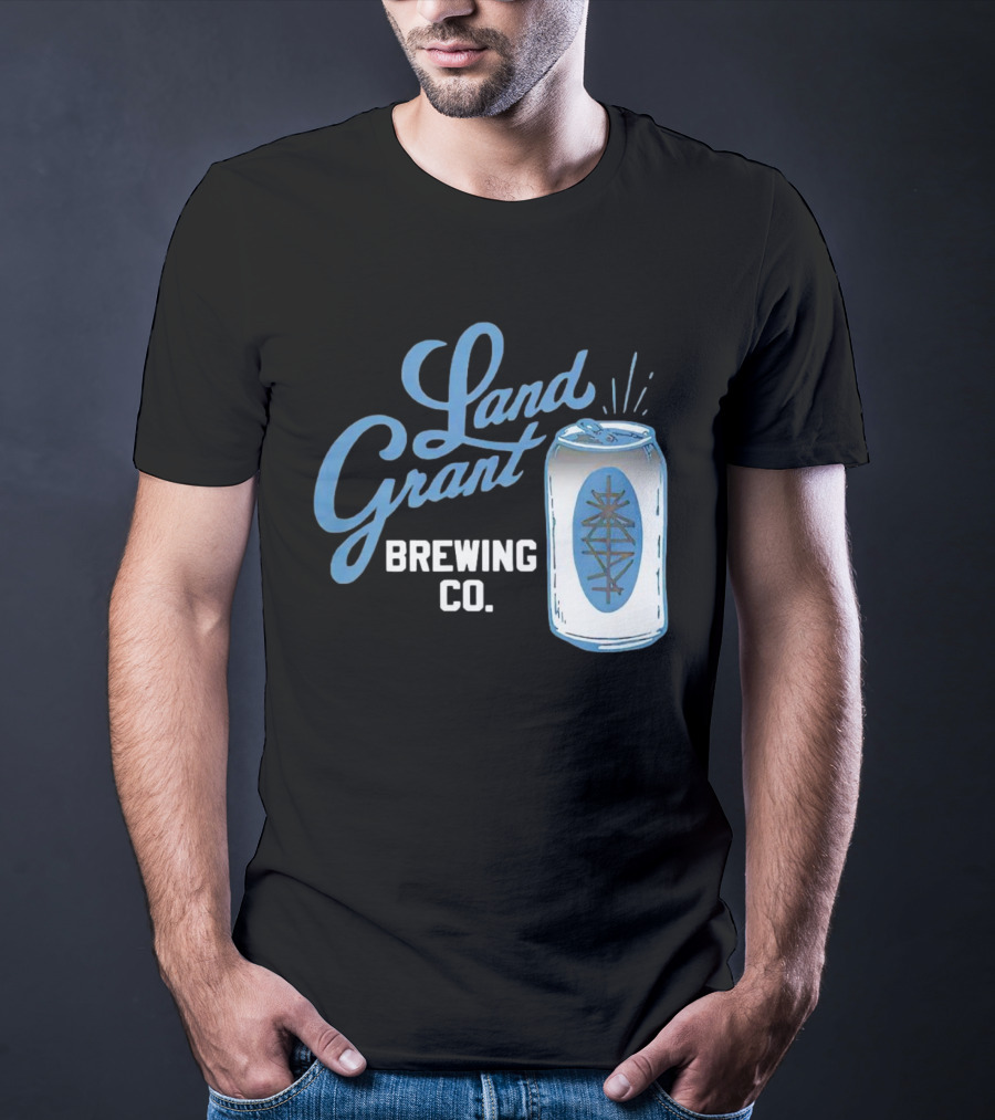 Land Grant Brewing Co Vintage Can T-Shirt
